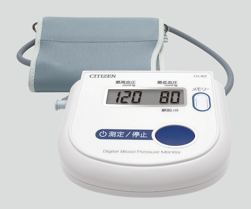 【受注停止】0-9623-31 電子血圧計(上腕式) CH-452 シチズン(CITIZEN) 印刷