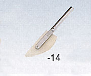 1-301-14 ヘラ芯(棒付) AN-20WH 日陶科学 印刷