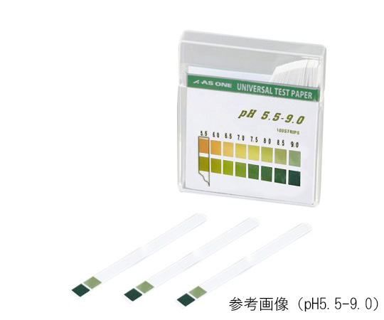 pH試験紙 スティックタイプ pH 5.5-9.0(100枚)