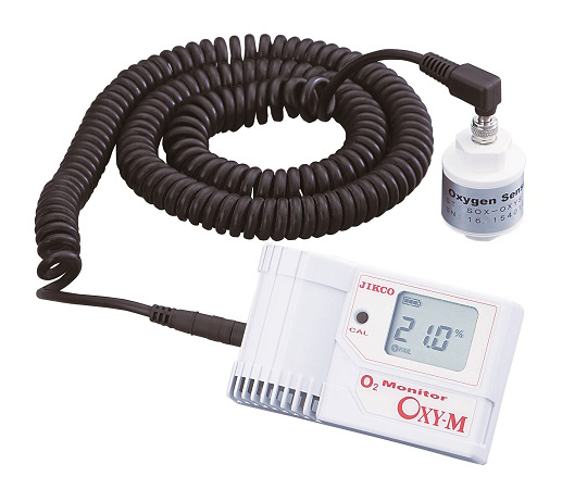 1-1561-02-20 高濃度酸素濃度計(オキシーメディ) センサー分離型 OXY-1S-M(校正証明書付) イチネンジコー
