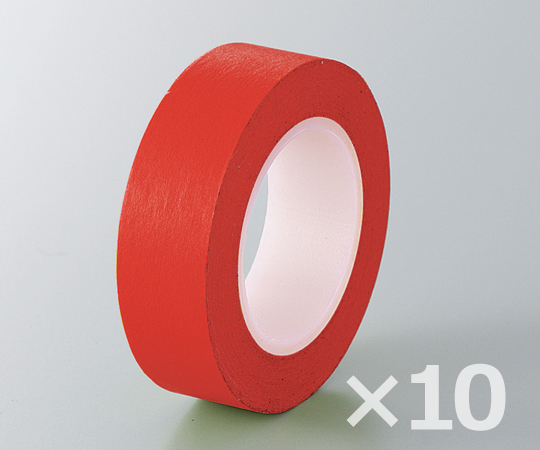 【受注停止】1-1688-60 カラークラフトテープ 赤 15×15(10巻) アズワン(AS ONE)