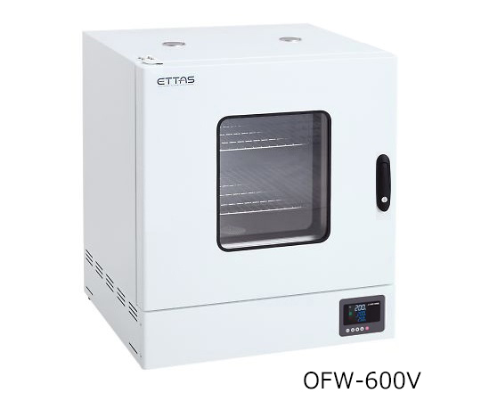 ETTAS 定温乾燥器(タイマー仕様・強制対流方式) 窓付きタイプ 左扉 校正証明書付 OFW-600V