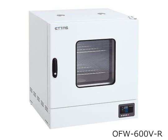 【受注停止】1-2126-26-20 ETTAS 定温乾燥器(タイマー仕様・強制対流方式) 窓付きタイプ 右扉 校正証明書付 OFW-600V-R アズワン(AS ONE)