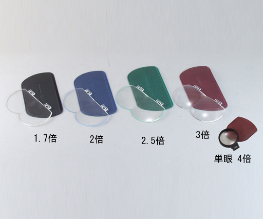 【受注停止】1-2496-14 ヘッドルーペ 3倍レンズ