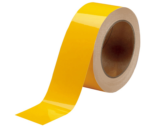 1-2604-02 耐久ラインテープ 黄 印刷