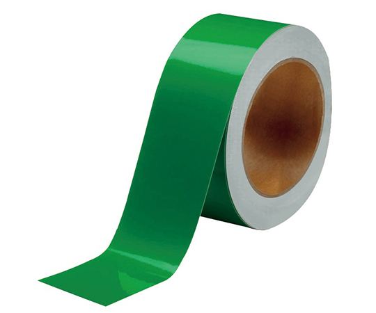 1-2604-04 耐久ラインテープ 緑 印刷