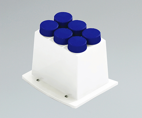 1-2811-16 コニカルチューブ(50ml×6本)用ブロック H-100 Block アズワン(AS ONE) 印刷