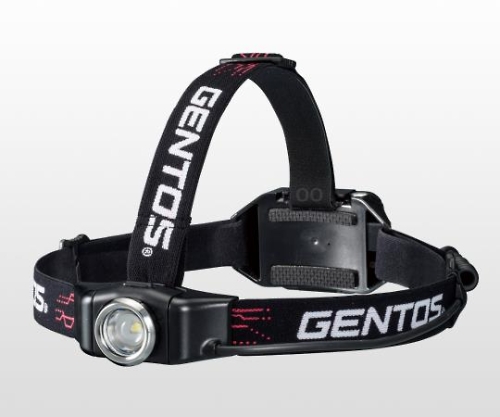 【受注停止】1-3495-24 LEDヘッドライト GH-001RG ジェントス(GENTOS) 印刷