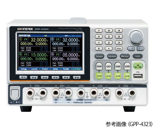 GPP-3323G(1-3888-13) 電子負荷機能付高分解能多出力直流安定化電源 GPP-3323G テクシオ・テクノロジー(GW INSTEK)