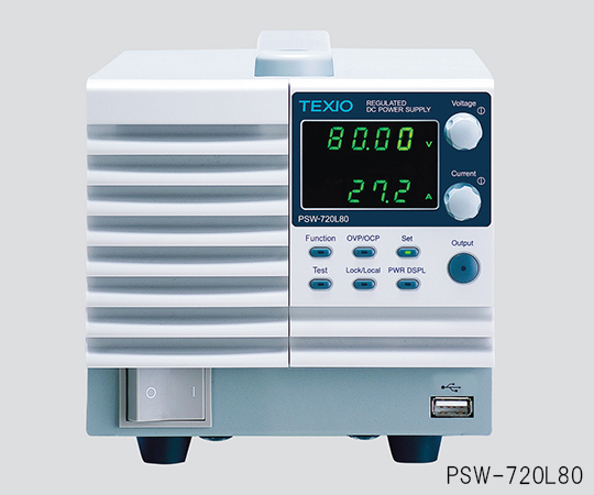 1-3889-16-20 直流安定化電源(ワイドレンジ) PSW-720M160(校正証明書付) テクシオ(TEXIO) 印刷