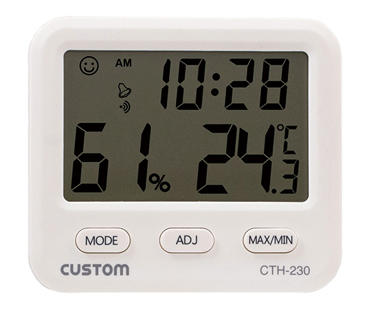 CTH-230(1-4061-21) デジタル温湿度計 CTH-230 カスタム(CUSTOM) 印刷