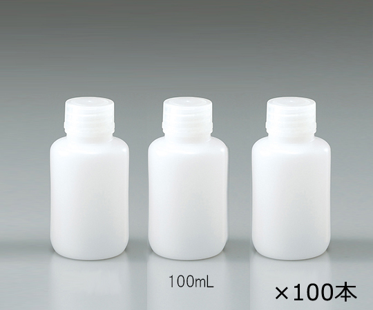 細口瓶 HDPE製 100mL(100本)