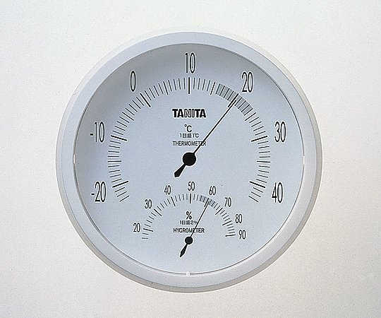 1-5055-01 温湿度計 TT-492N(ホワイト) タニタ(TANITA) 印刷