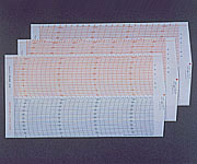 1-5065-11 温湿度記録計7日間用記録用紙 9900-52(55枚) 日本計量器工業 印刷