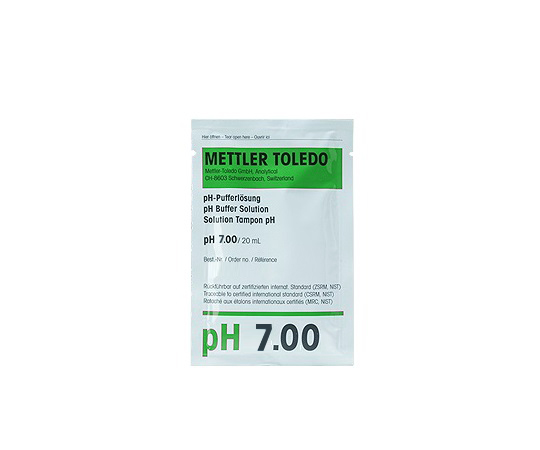 1-5102-01 pHメータ用標準液 51302047(20mL×30袋) メトラー・トレド(METTLER TOLEDO) 印刷