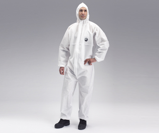 1-6146-11 防護服 デュポン(TM)プロシールド(R)10 3層品 白 Mサイズ 印刷