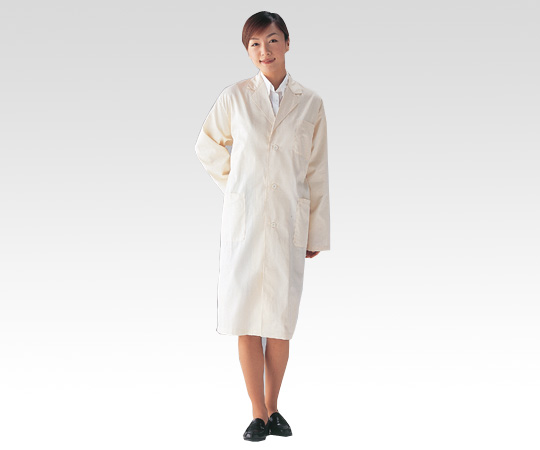 1-6174-05 耐熱耐薬品白衣 S CCA1 帝健 印刷