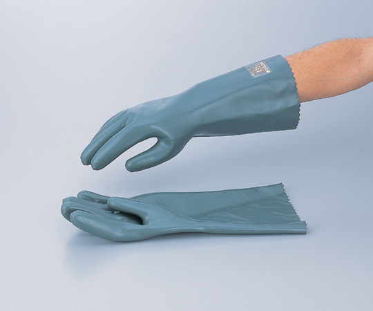 【受注停止】1-6177-01 耐酸・耐アルカリ用手袋 A95L ダイヤゴム 印刷