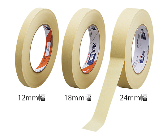 【受注停止】1-6529-11 耐熱マスキングテープ 12mm×0.17mm×55m CP905 12mm 印刷