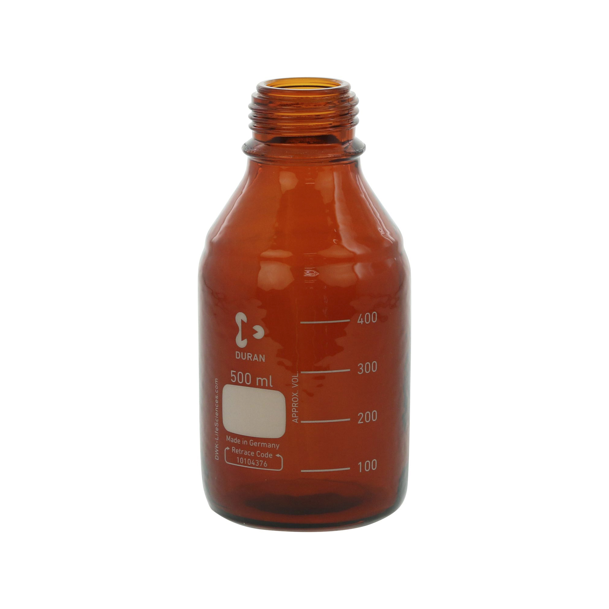ねじ口びん セーフティコート  茶褐色  びんのみ 500mL(10本)