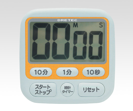 【受注停止】1-8009-01 時計付大画面タイマー T-140OR ドリテック(DRETEC) 印刷