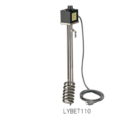 【受注停止】1-8024-11 サーモスタット付投込みヒーター 特殊耐蝕鋼チタン 1kW LYBET110