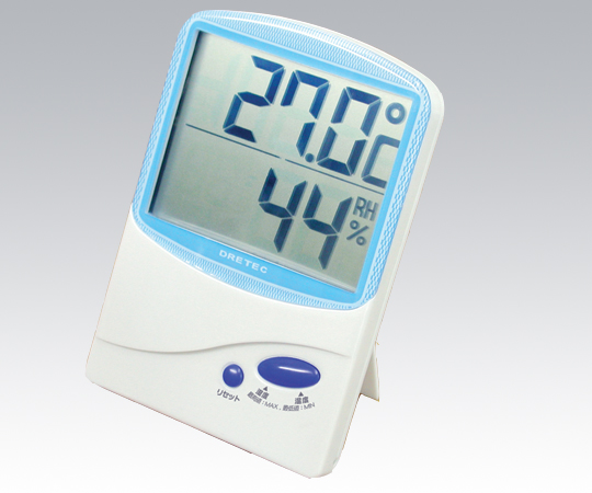 【受注停止】1-8672-03 デジタル温湿度計 O-206BL ドリテック(DRETEC) 印刷