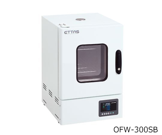 1-9000-31-22 定温乾燥器(強制対流方式) スチールタイプ・窓付き 左扉 OFW-300SB(出荷前点検検査書付) アズワン(AS ONE)