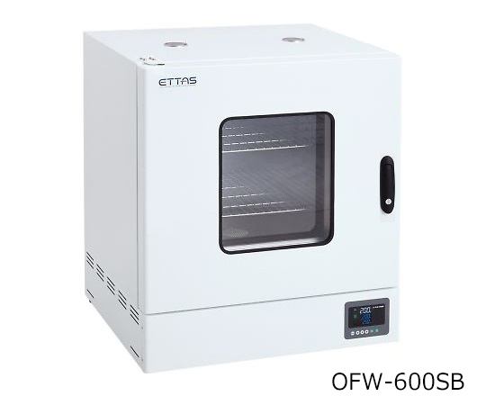 【受注停止】1-9000-33-20 定温乾燥器(強制対流方式) スチールタイプ・窓付き 左扉 校正証明書付 OFW-600SB アズワン(AS ONE)
