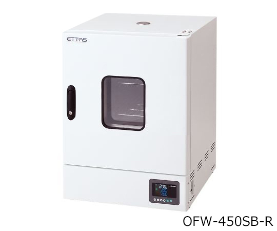 1-9000-35-22 定温乾燥器(強制対流方式) スチールタイプ・窓付き 右扉 OFW-450SB-R(出荷前点検検査書付) アズワン(AS ONE)
