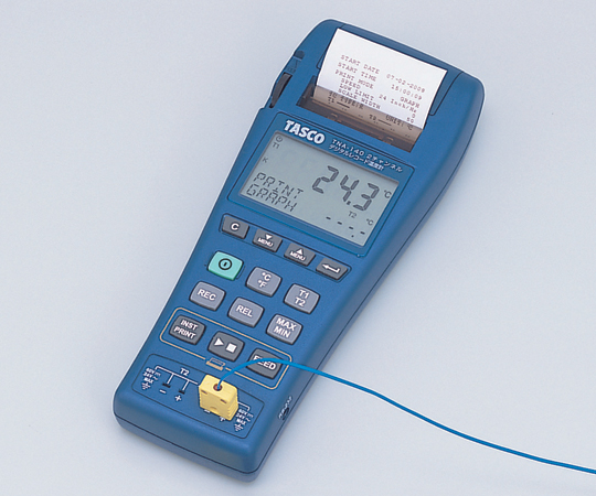 1-9111-01-20 デジタルレコード温度計 TA410EA(校正証明書付) タスコ