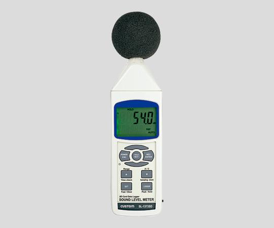 2-051-01 データロガー騒音計 SL-1373SD カスタム(CUSTOM) 印刷