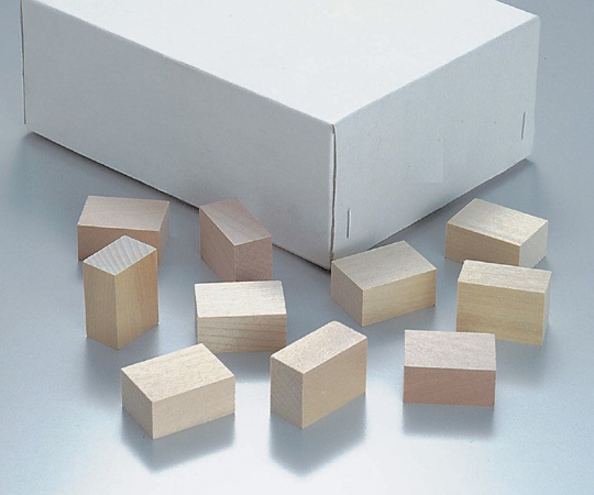 2-173-01 パラフィン用木製ブロック 大(100個) 印刷