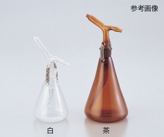 2-297-06 ガラス製噴霧器 6型(茶) 印刷