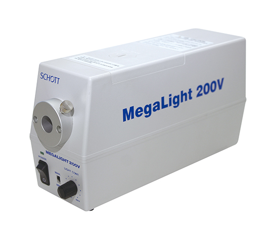 【受注停止】2-630-36 コールドライト MegaLight 200V ショット(SCHOTT)