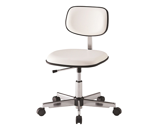 クリーンカラフルスタンダードチェア(クラス100対応) 足掛リング無し ホワイト LSC-W