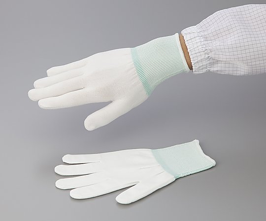 アズピュア インナー手袋 (オーバーロックタイプ) ポリエステル製 M(10双)