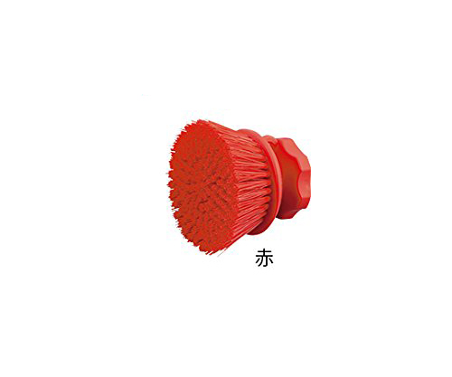 2-2307-12 サニーフーズ HACCPブラシ ハンドブラシ 丸型 赤 アズワン(AS ONE) 印刷