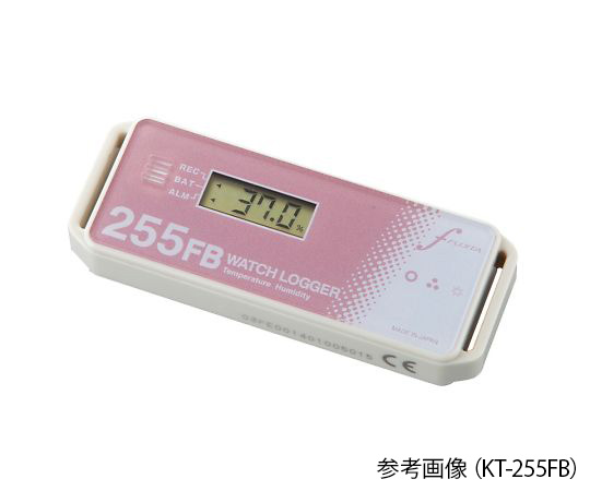 2-2665-07 NFCウォッチロガー 温度センサー内蔵 KT-155FB 藤田電機製作所 印刷