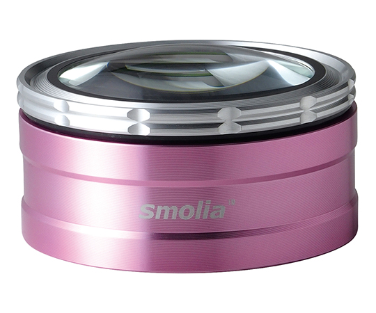 【受注停止】2-3277-21 LED拡大鏡(smolia tzc) ピンク 3R-SMOLIA-TZCPK スリーアールソリューション 印刷