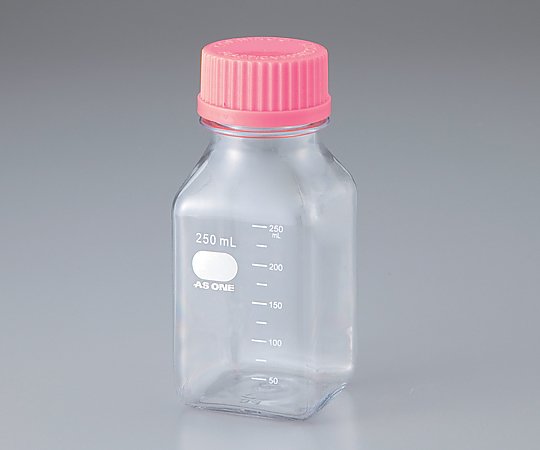 2-4130-52 ビオラモポリカーボネイト角型ボトル 250mL(24個) アズワン(AS ONE) 印刷