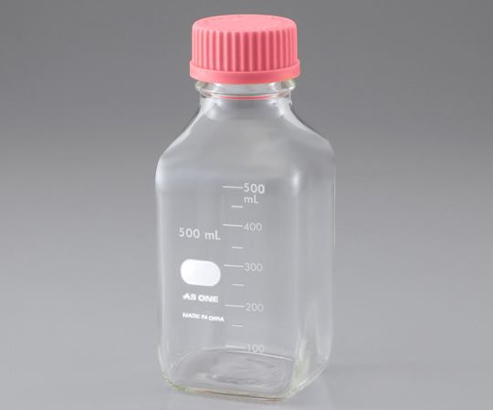 2-4130-53 ビオラモポリカーボネイト角型ボトル 500mL(24個) アズワン(AS ONE) 印刷