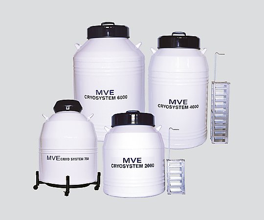 2-5896-01 液体窒素容器 CryoSystem750 チャート 印刷