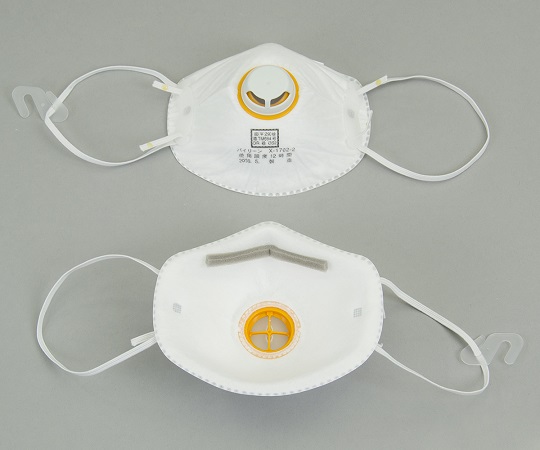 【受注停止】2-8161-08 防じんマスク(特殊帯電フィルタ) (フックタイプ) X-1702H(10枚) 日本バイリーン