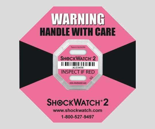 2-8947-02 インジケータ SHOCKWATCH 2-10G(2枚) ShockWatch 印刷