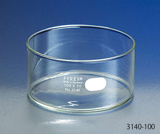 2-9441-01 結晶皿 No.3140-70 PYREX 印刷