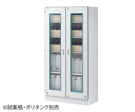 3-040-22 安全薬品保管棚 薬品トレー9個付属 AS-09RN アズワン(AS ONE)