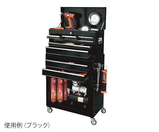 薄型キャビネット ブラック