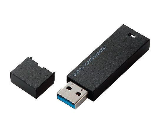 3-380-01 USBメモリ(16GB) 黒 MF-MSU3B16GBK/H エレコム 印刷