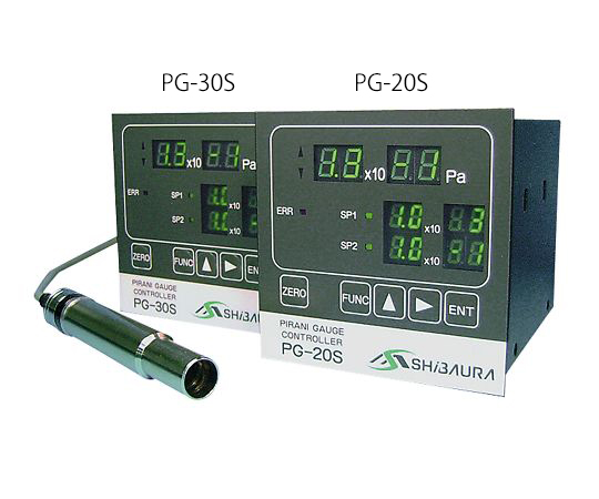 3-660-01 ピラニ真空計 AC100V・測定管付 PG-20S 芝浦エレテック 印刷